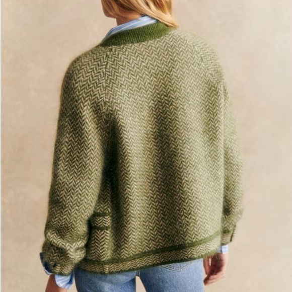 EUC Sézane Noah Jacket in Perfect Green Size M - Picture 4 of 9